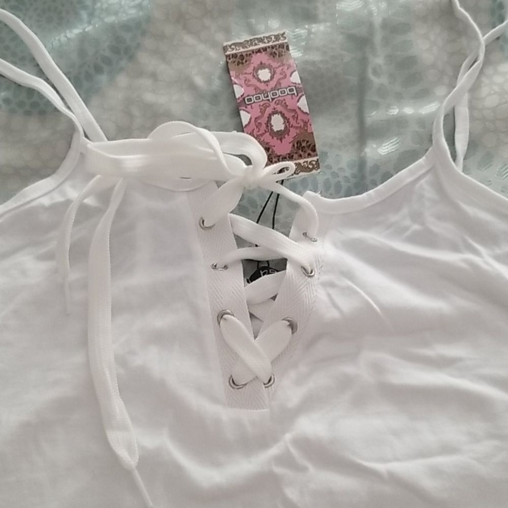 White mini dress